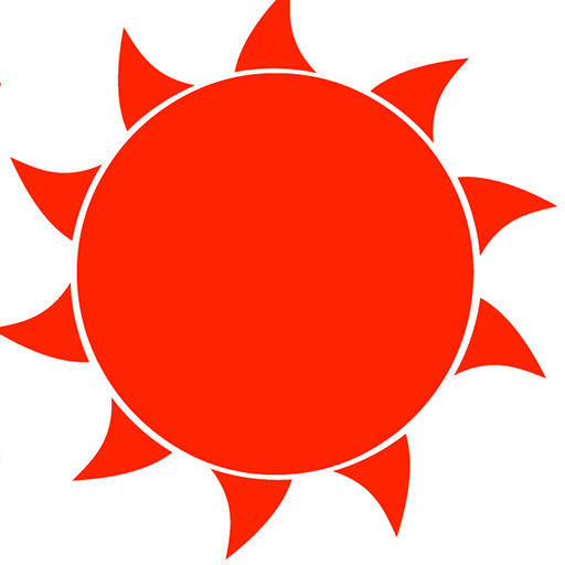 orange sun favicon